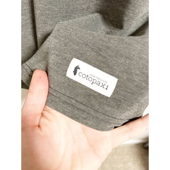 Cotopaxi Lozano Fleece Quarter Zip Pullover Sweatshirt Heather Black Small - Picture 6 of 6